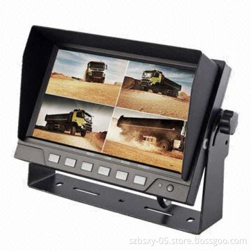 7-inch Quad Digital Monitor for Farm Tractors, Trucks, Heavy-duty Equipment